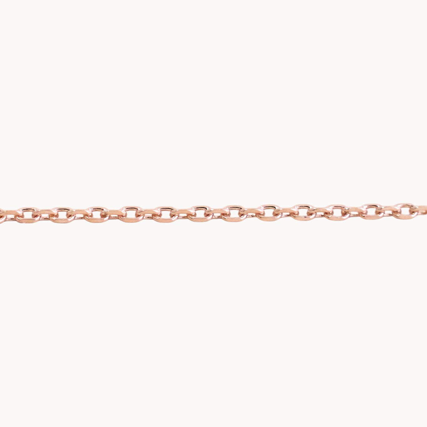 Chaine classique maille Forçat plaqué or rose