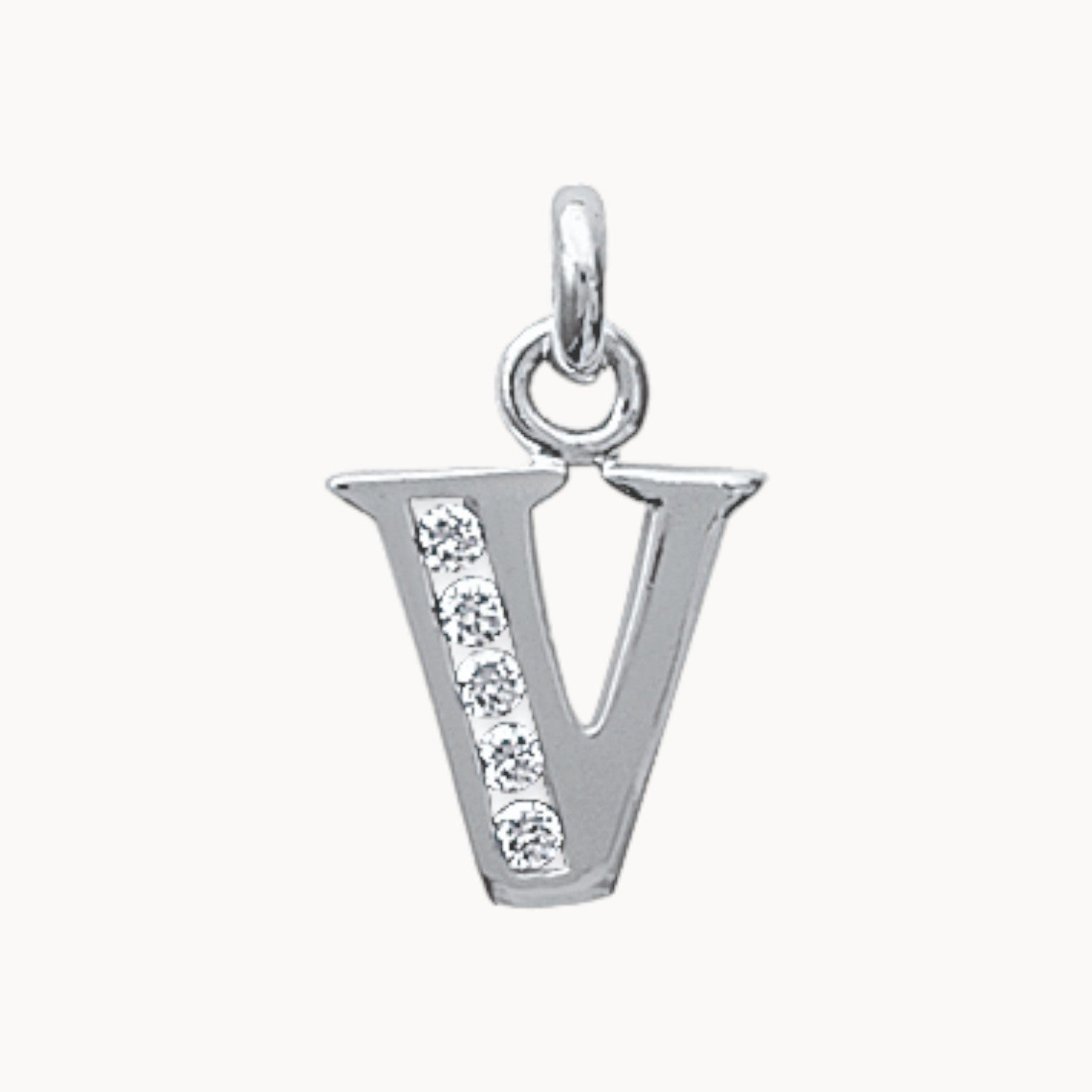 Pendentif Alphabet oxydes argent