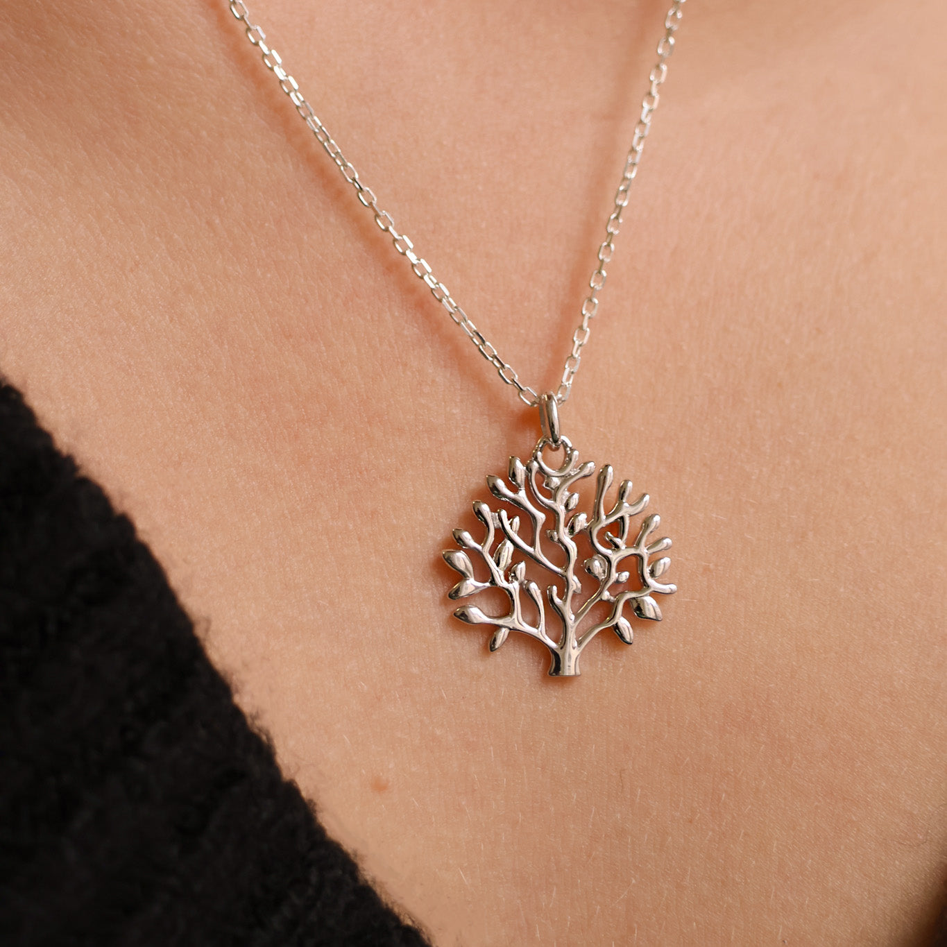 Pendentif Arbre de vie argent