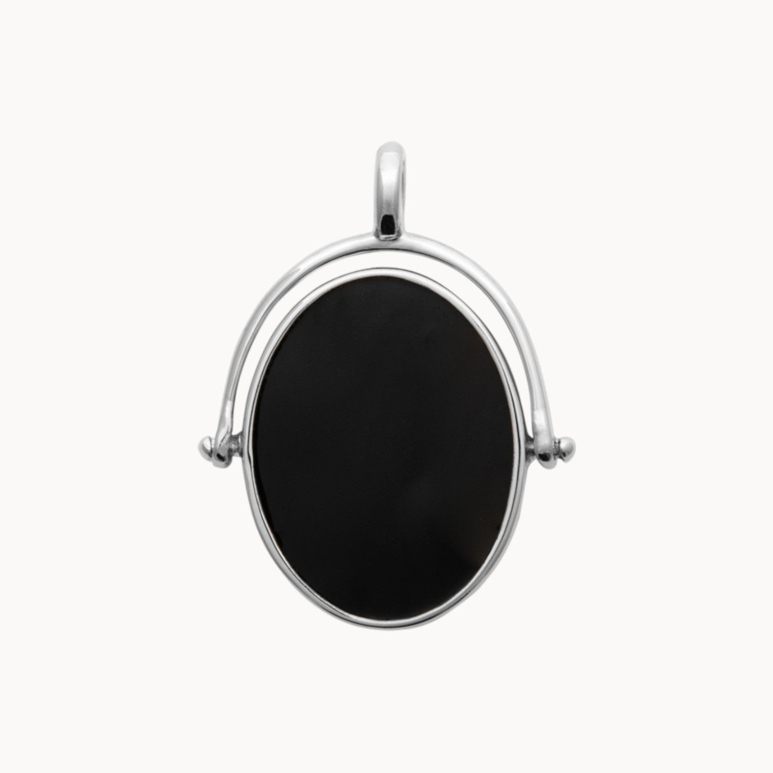 Pendentif laque noire  17x18mm à graver argent 925 rhodié